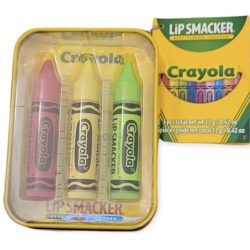 Lip Smacker Crayola Crayon 3-Piece Lip Balm Tin